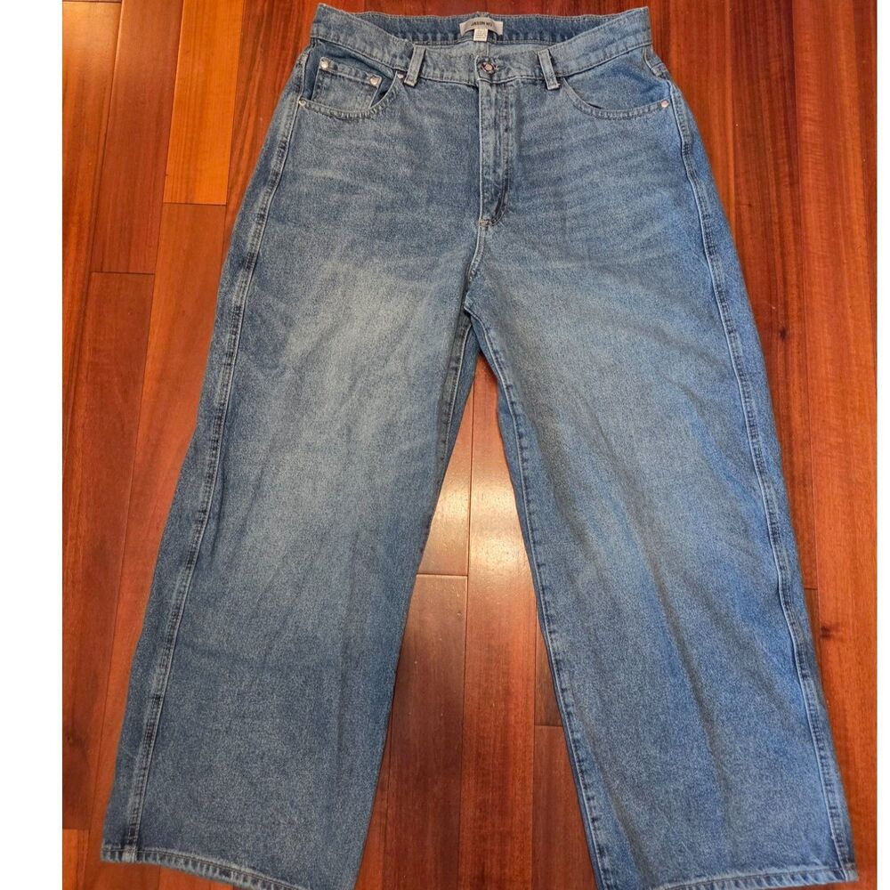 Jason Wu High-Waist Wide-Leg Barrel Denim Jeans Women's 12 Classic